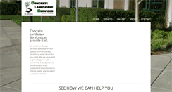 Desktop Screenshot of concretelandscapeservices.com